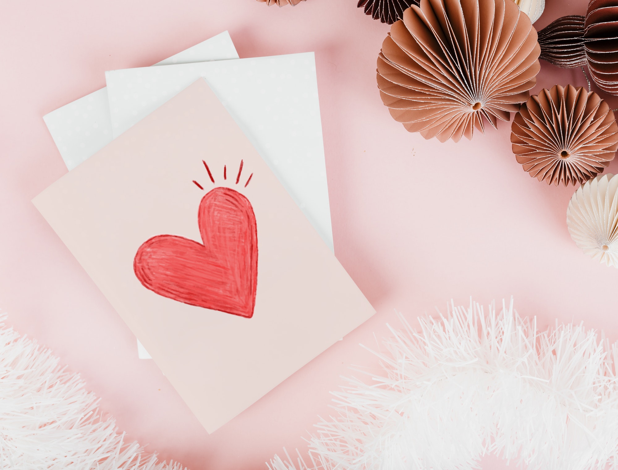 Cute valentines day card design