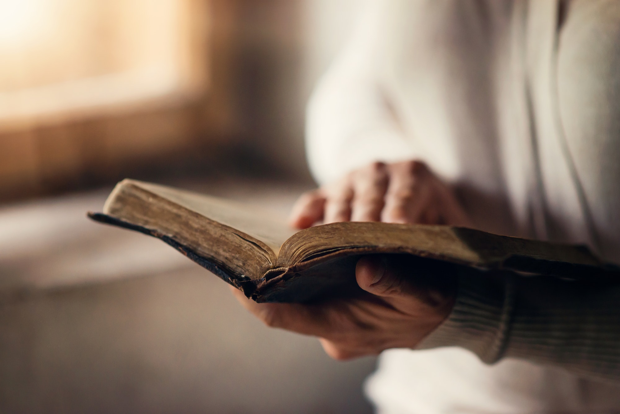 Woman with bible