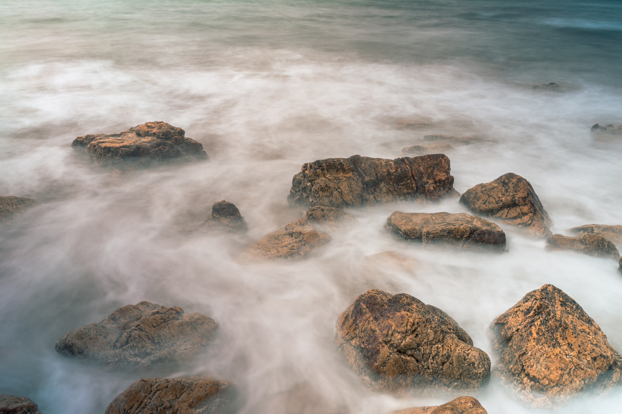 Rocks in Sea Water